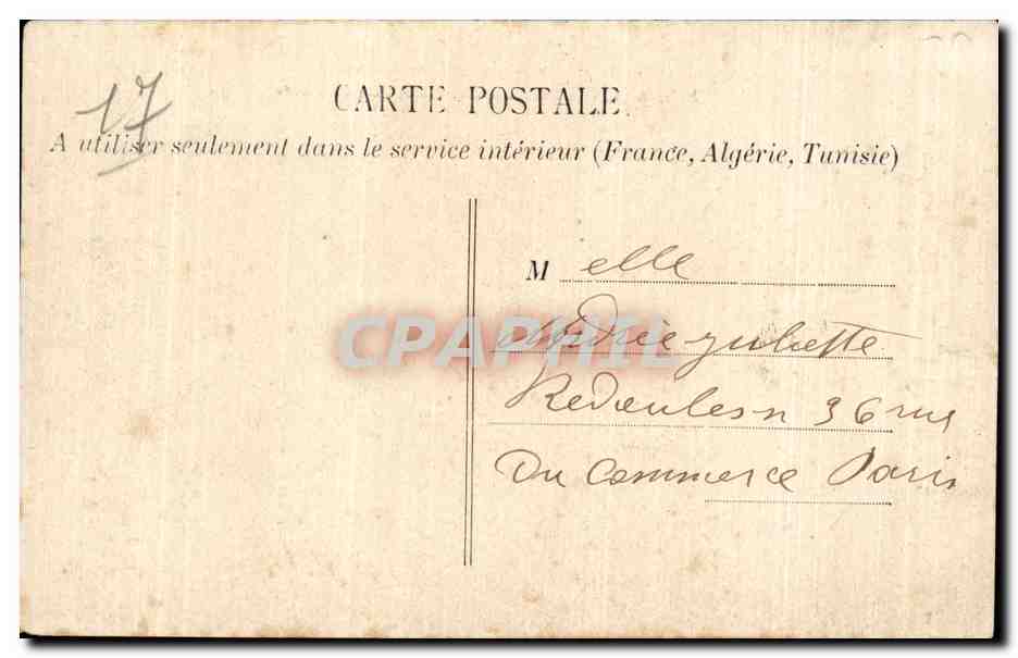 CPA Rochefort sur mer Bassin Caserne de l artillerie de marine — Back
