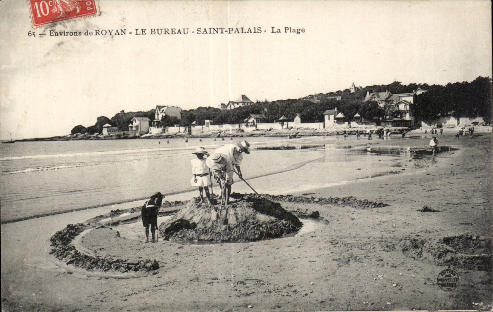 CPA Environs de Royan Le Bureau Saint Palais la plage 