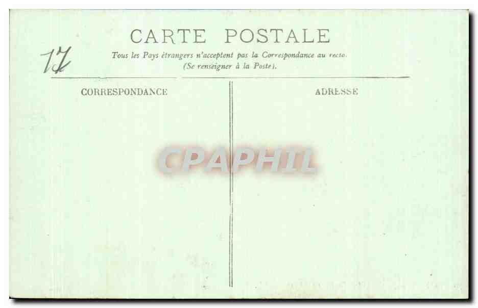 CPA Royan Le port et le boulevard Thiers — Back
