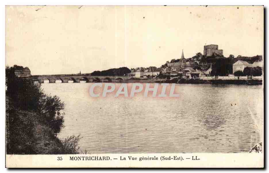 Montrichard — Vue générale (Sud-Est) — LL. — n°35