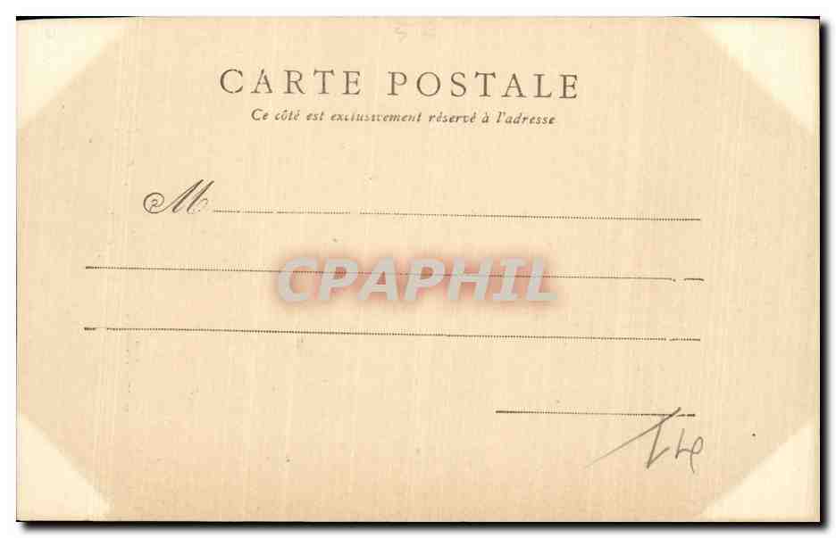 CPA Blois Vieille maison Rue Saint Lubin  — Verso
