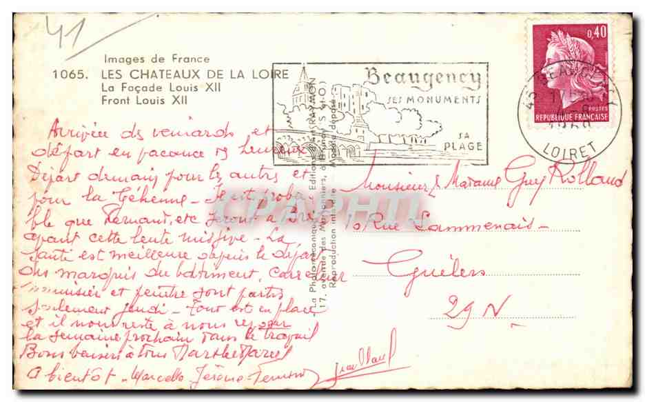 Blois — Château de Blois — éditeur Raymon — Reverso