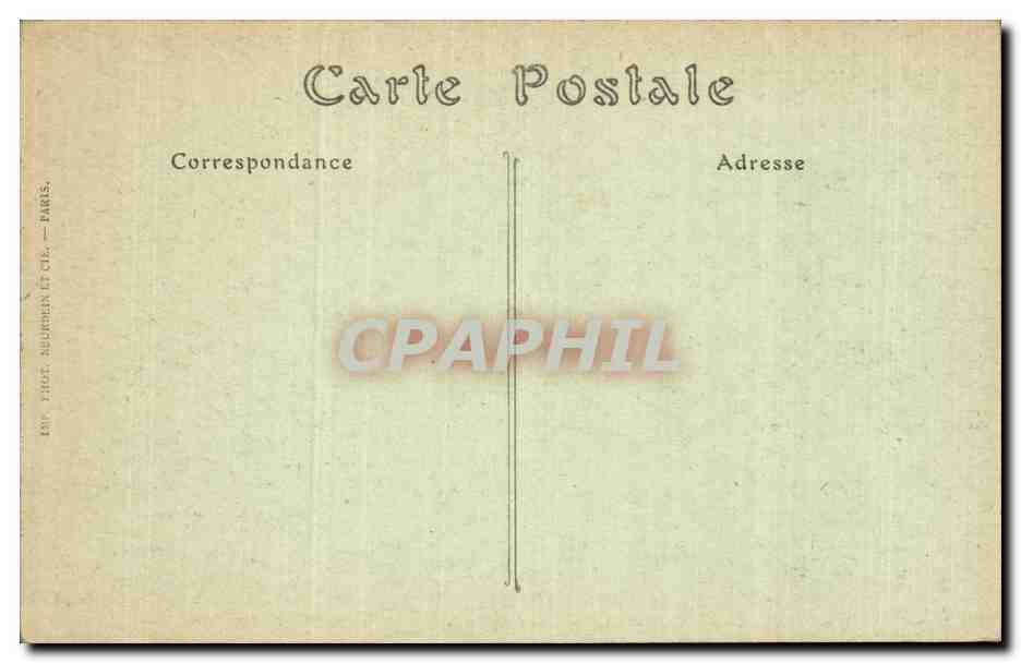CPA Militaria la guerre 1914 Bataille de la Marne Ce qui reste du village de Chatillon apres le bombardement — Rückseite