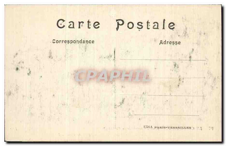 CPA Militaria la guerre 1914 Crime de Reims Le parvis de la cathedrale Soldat poilu  — Rückseite