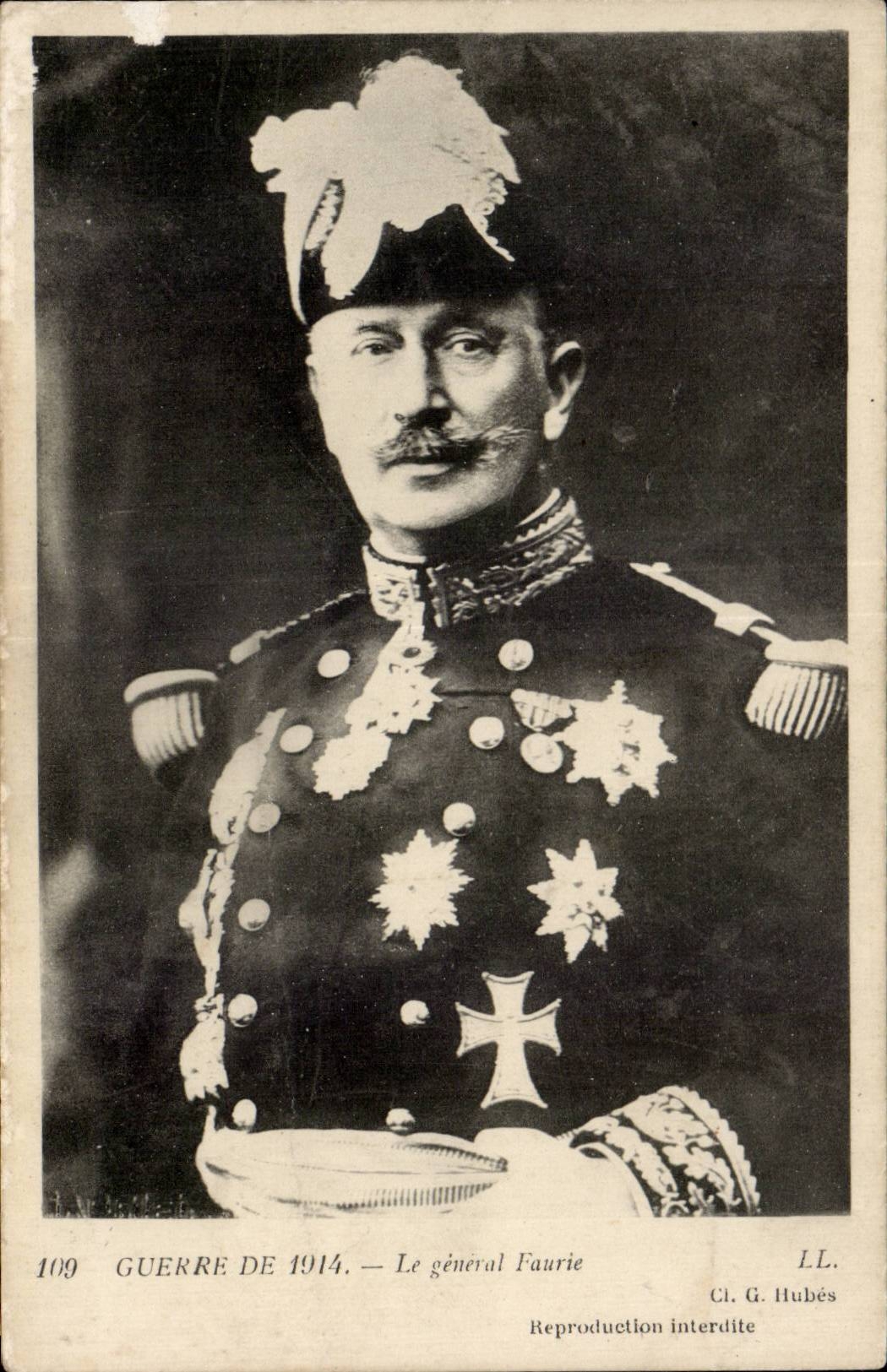 CPA Militaria Guerre de 1914Le general Faurie 