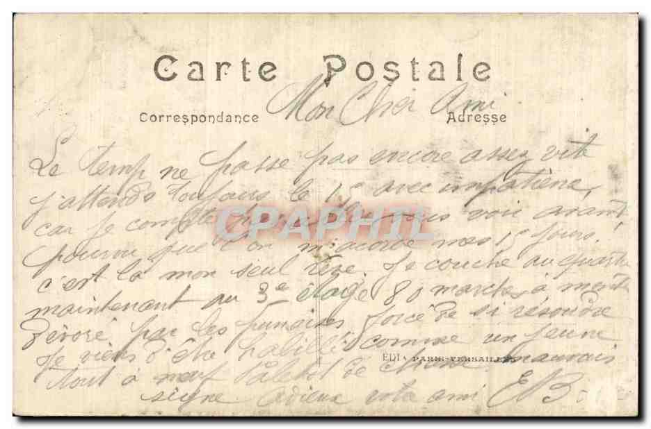 CPA Militaria Guerre de 1914Le general Faurie  — Rückseite