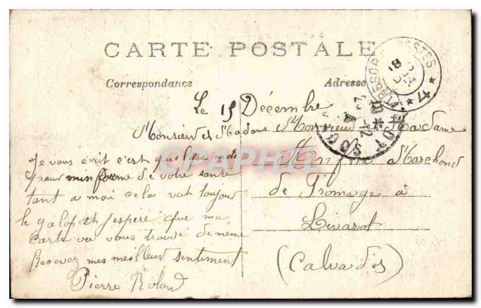 Types de Lanciers Indous — La Guerre Européenne 1914 — Éditeur Paris — Verso