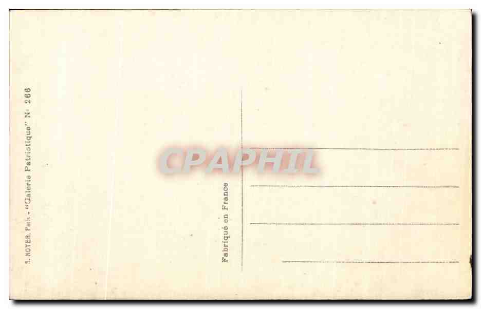 CPA Militaria Les morts de 1870 — Rückseite