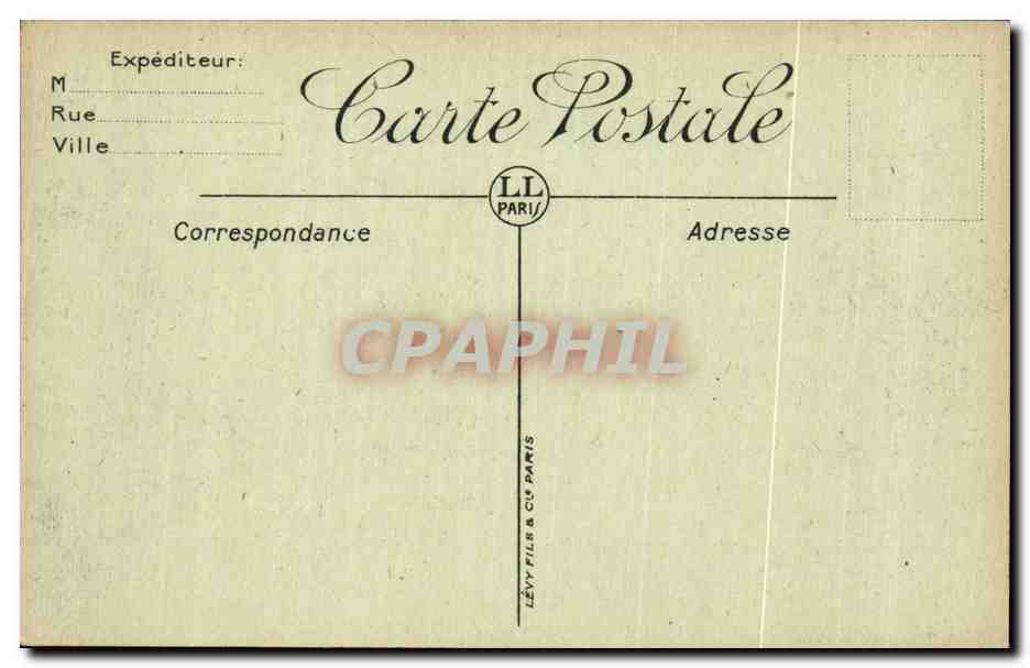 CPA Militaria 11 novembre 1920 A l arc de triomphe Mgr Roland Gosselin  — Verso