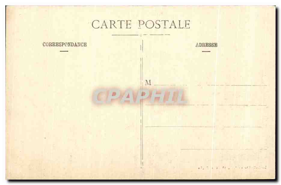 CPA Militaria Gerbeviller Vue d ensemble apres le bombardement  — Rückseite