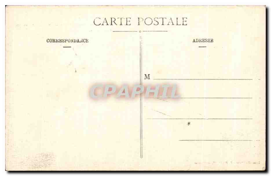 CPA Militaria Gerbeviller La Martyre La chapelle du chateau et ses dependances en ruines (aout 1914) — Rückseite