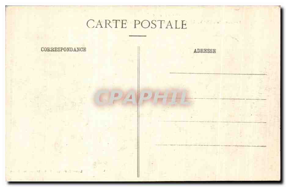 CPA Militaria Environs de Luneville L eglise d Erbeviller apres le bombardement  — Rückseite
