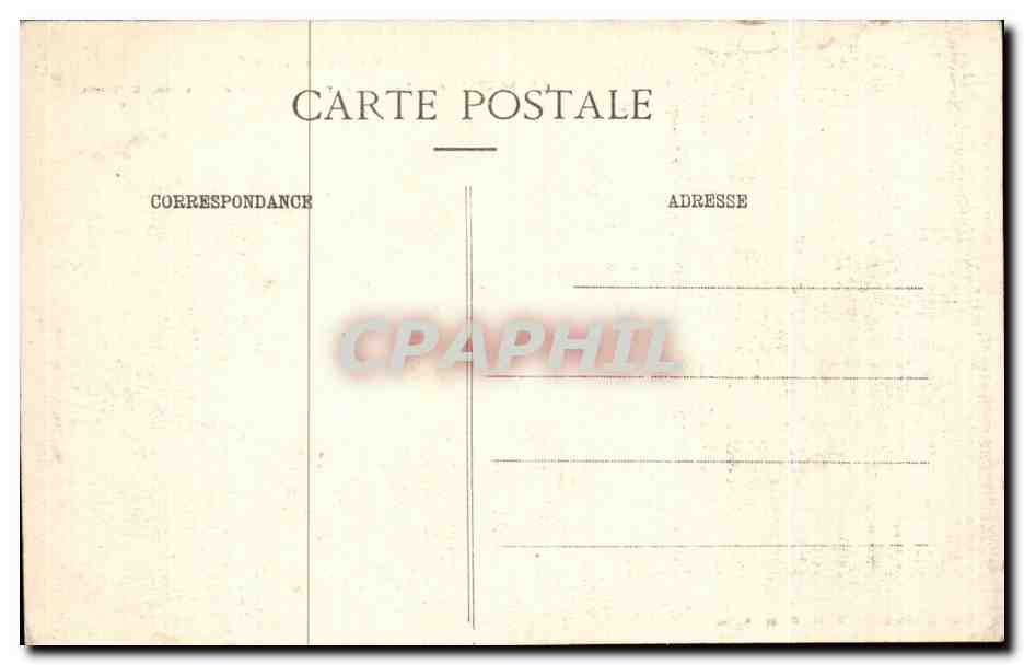 CPA Militaria Gerbeviller La chapelle du chateau et maisons en ruines — Rückseite