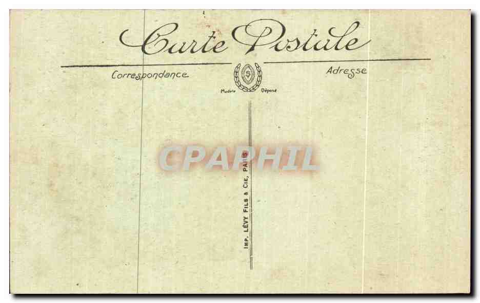 CPA Militaria Les ruines de la grande guerre Le pont de Bras sur la Meuse — Rückseite