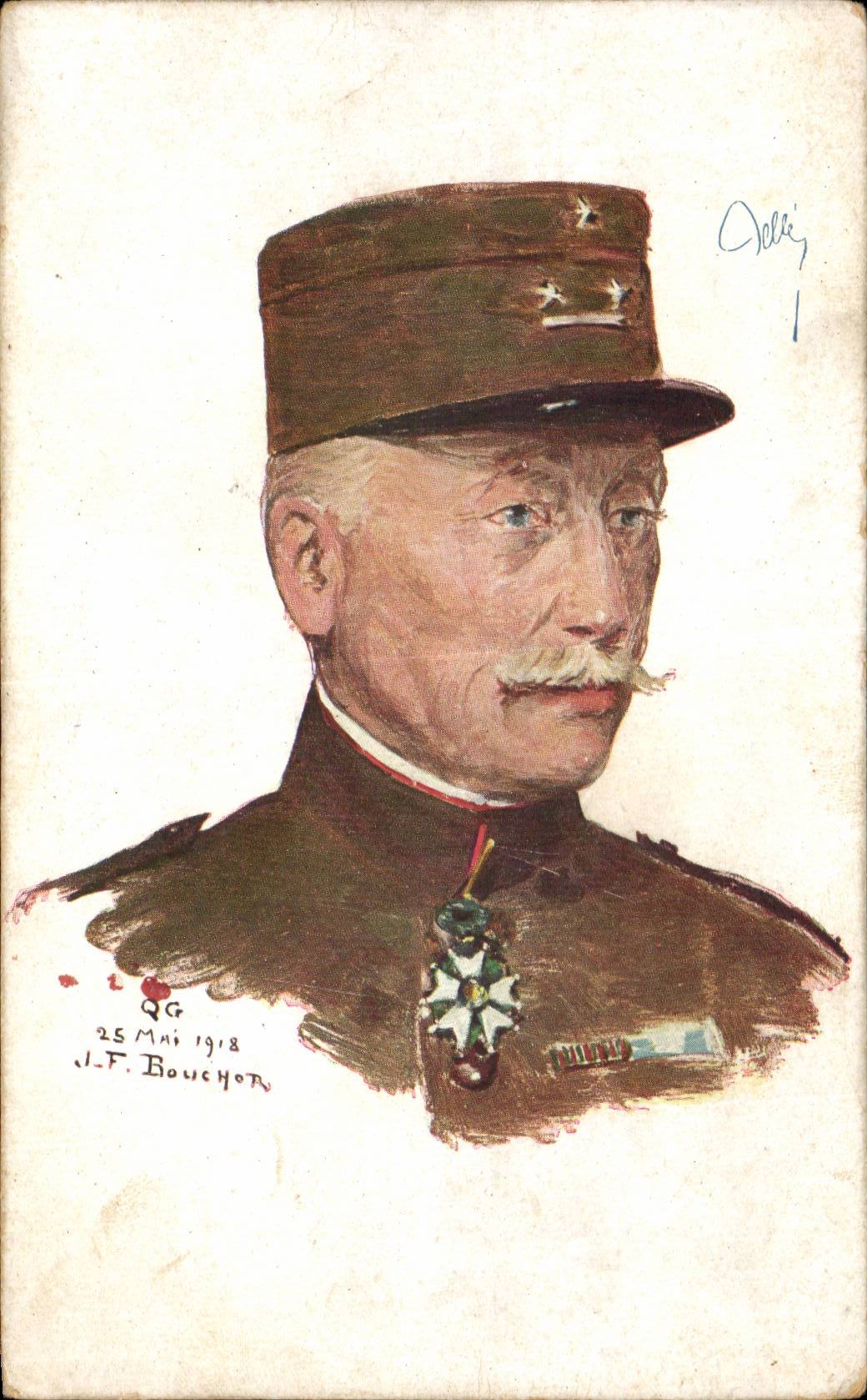 CPA Militaria General Pelle