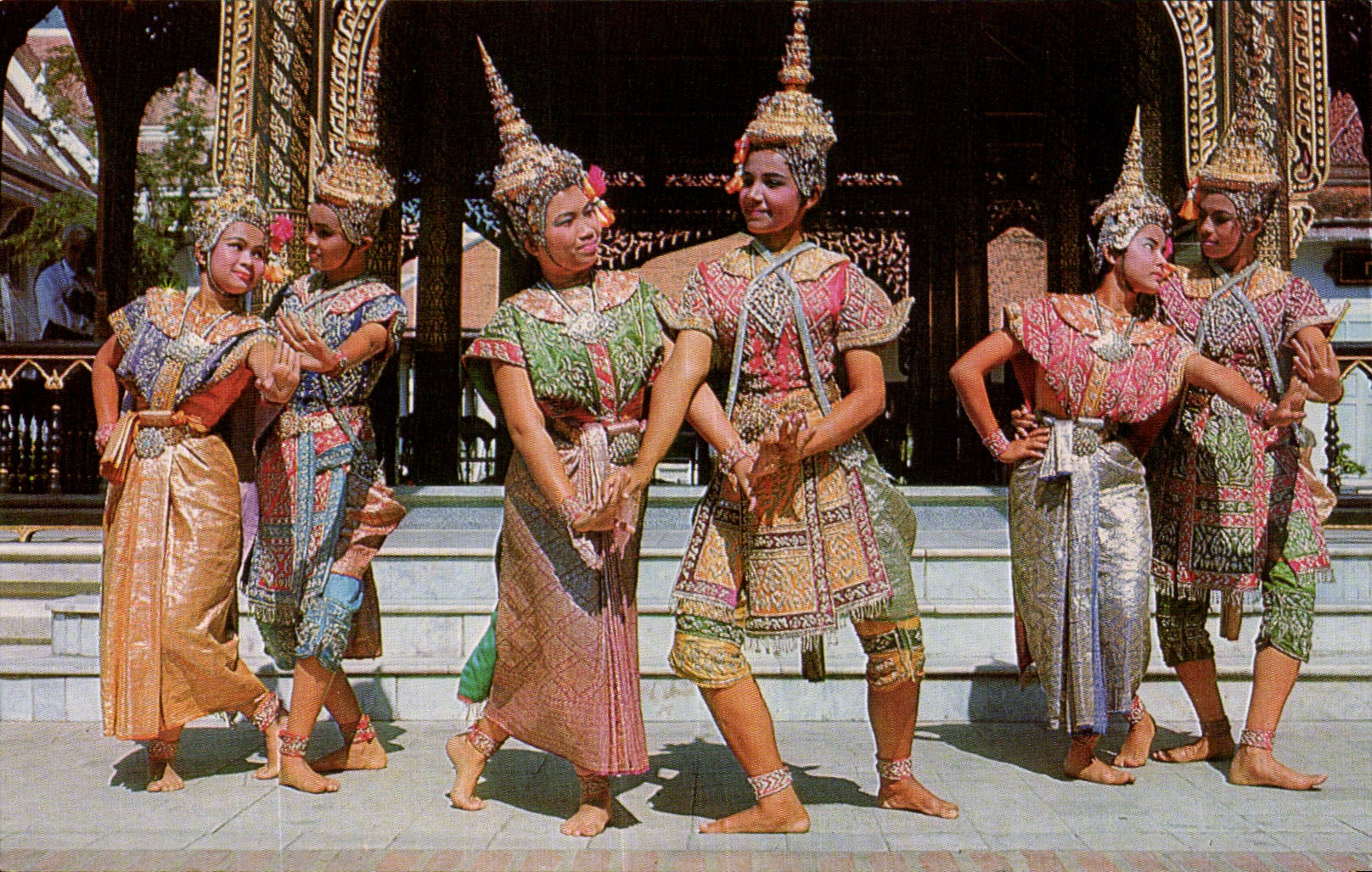 Danse des Tepbanterng — Thaïlande — éditée par THAI SILPA, n° P.C.338