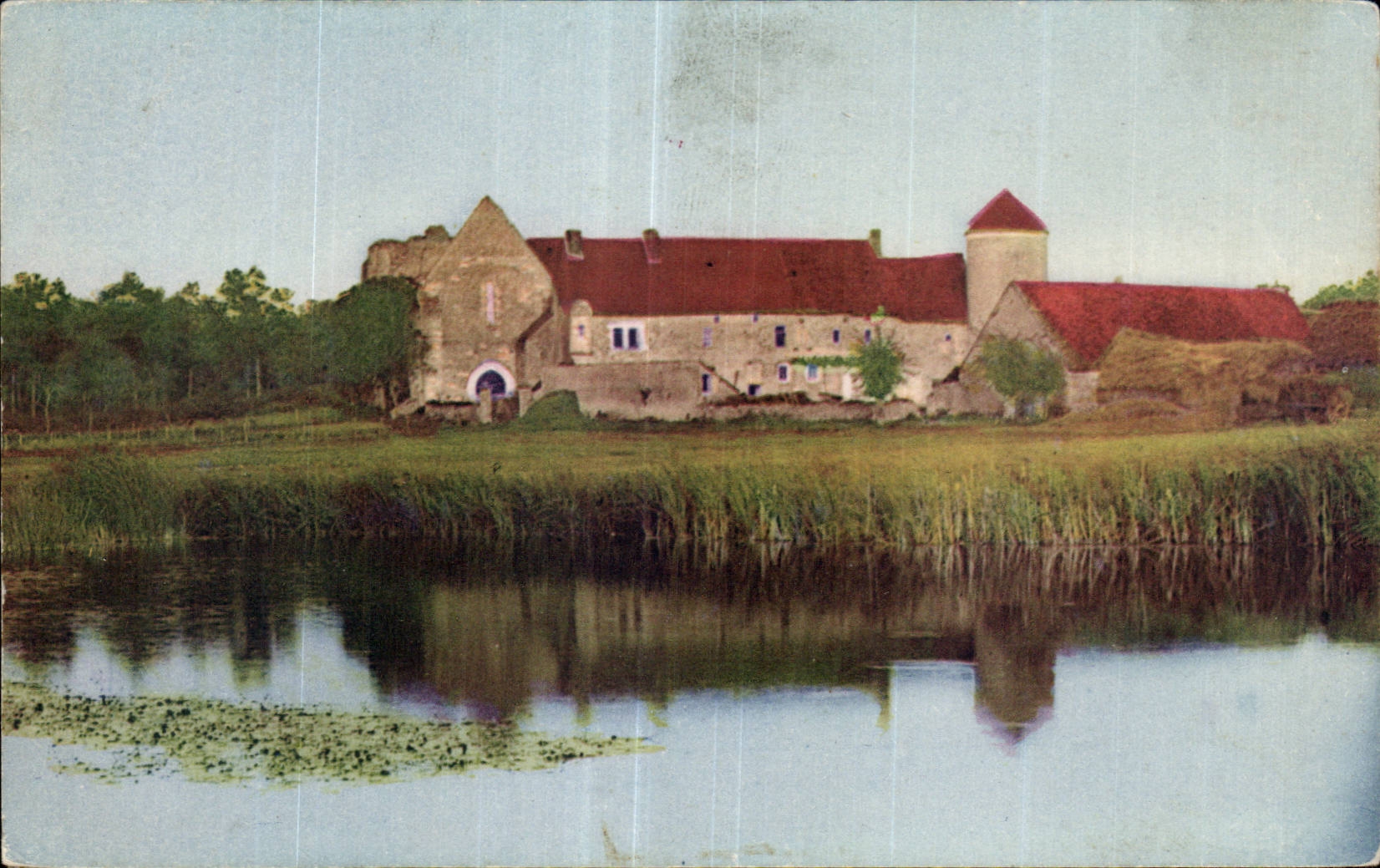 Abbaye et Étang de Cornilly — Environs de Thénay (Loir-et-Cher) — Carte postale