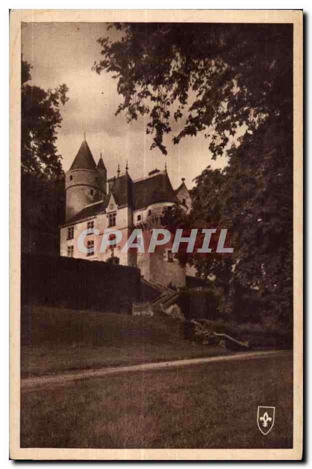 Château de Château-sur-Loire — vue du château entouré d'arbres — éditeur CPAPHIL, n° de série non visible