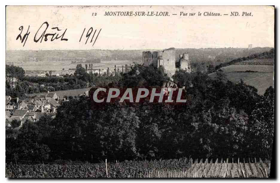Montoire-sur-le-Loir — Vue sur le Château — ND. Phot.