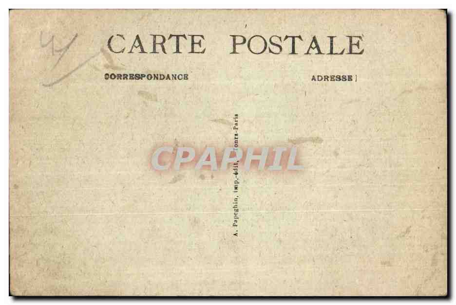 CPA Blois Rue Porte Cote  — Verso