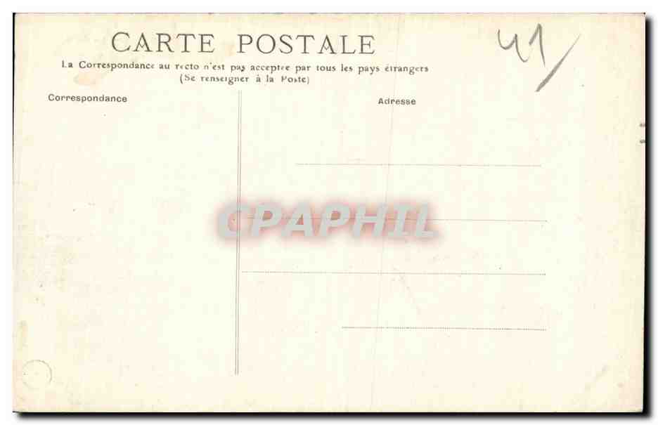 CPA Blois La gare — Rückseite