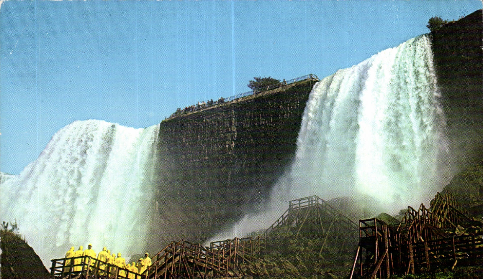 CPSM Canada Niagara Falls cave of the winds