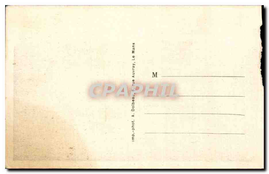 CPA Militaria Camp d Auvours Les chars de combat Tank  — Rückseite