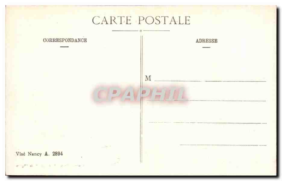 CPA Militaria Gerbeviller Une rue incendiee — Rückseite