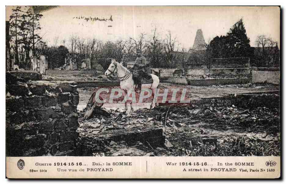Proyard — Vista de la guerra 1914-16 — Editor París, n° 1489
