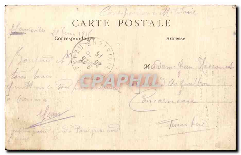CPA Militaria Basilique de Notre Dame de Brebieres d Albert bombardee par les allemands  — Rückseite