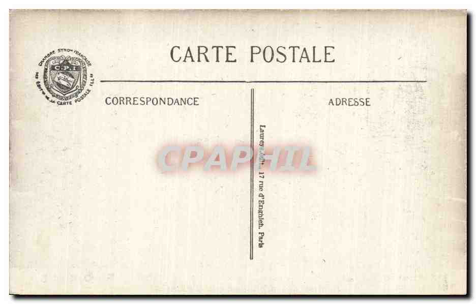 CPA Militaria Guerre de 1914 1918 Un 14 juillet historique Remise des diplomes aux familles — Rückseite