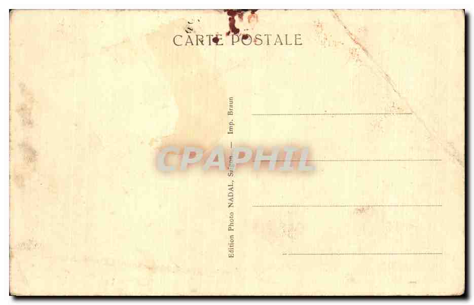 Cochinchine - Saïgon - Jeune fille Annamite lavant le riz qui va servir au repas — N°5 — Verso