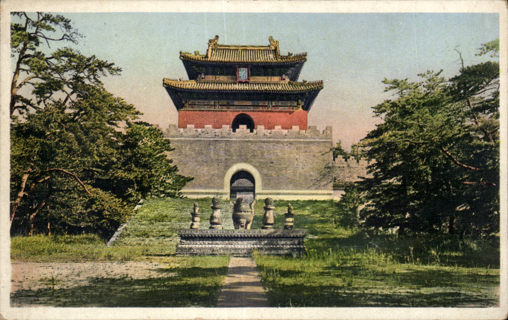 CPA Chine China Ming Tomb near Peking