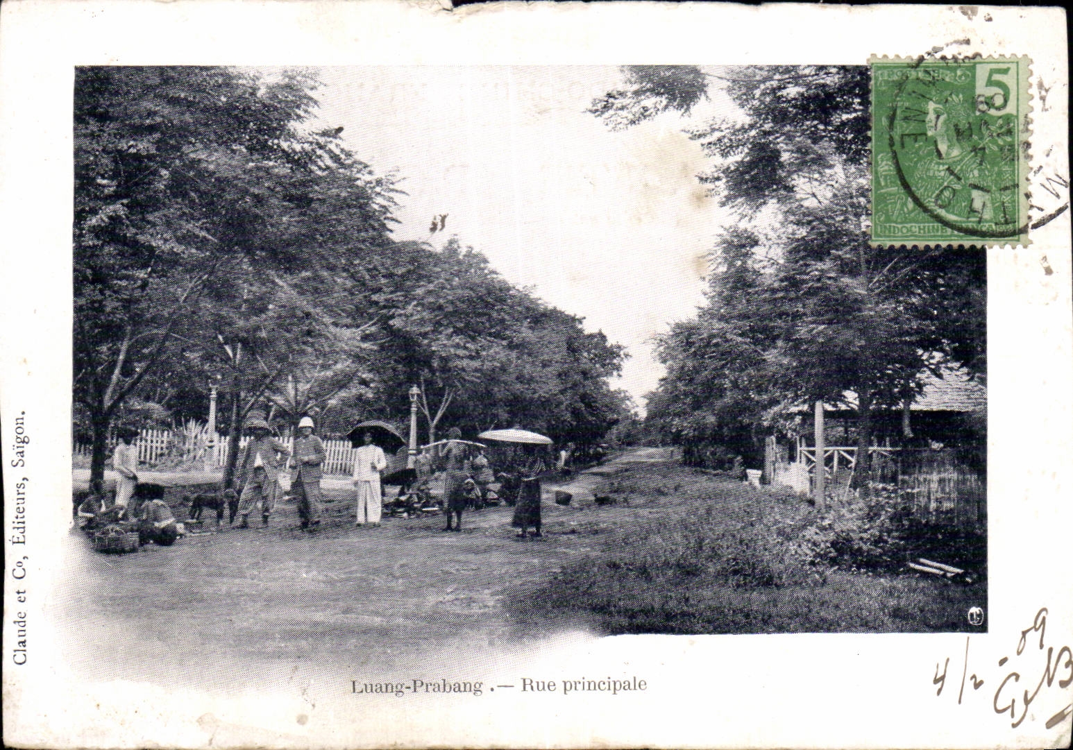 CPA Cochinchine Luang Prabang Rue principale Vietnam