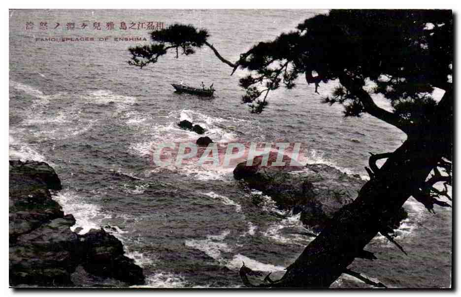 CPA Japon Japan Nippon Famous place of Enshima