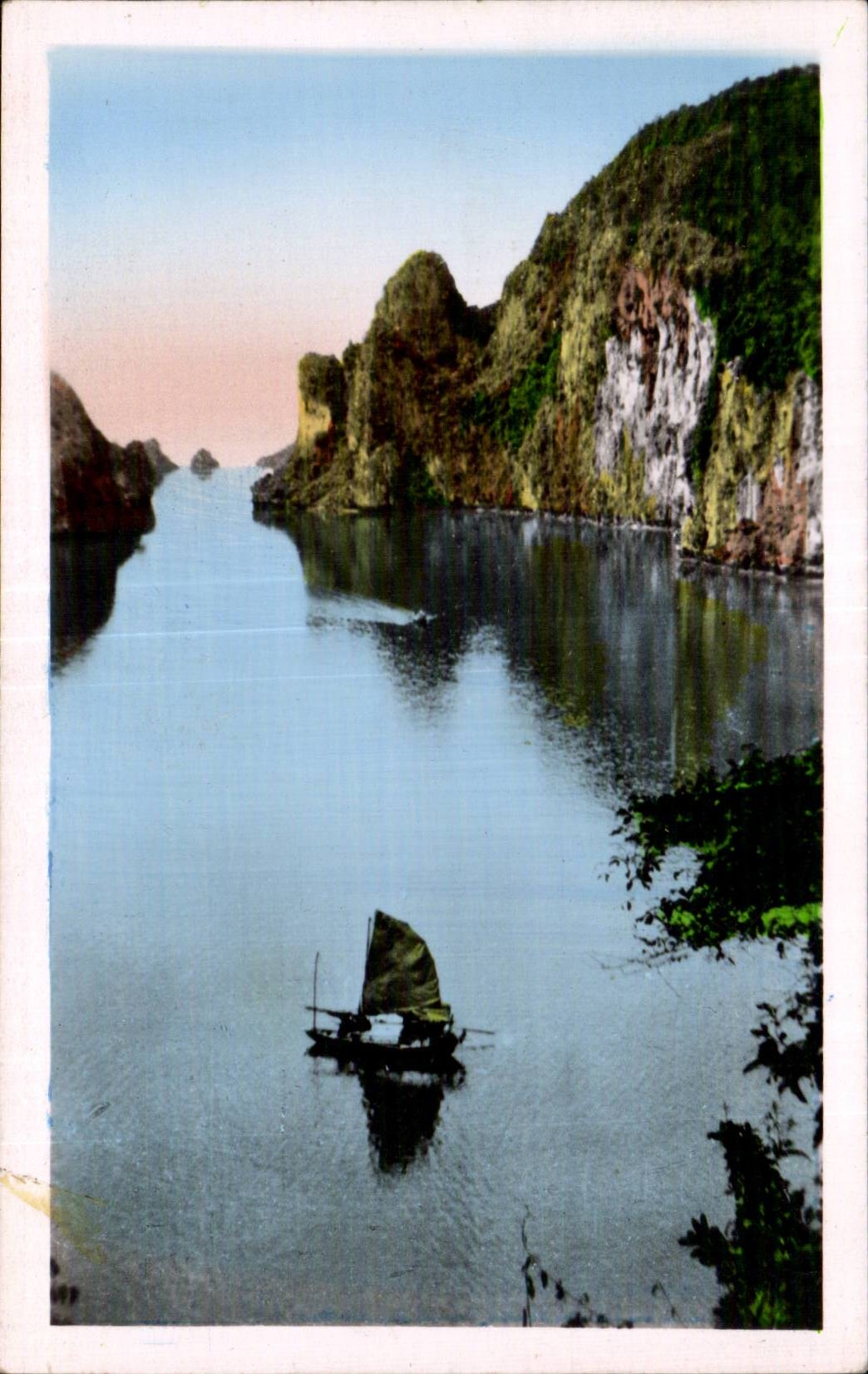 Along Bay — View Taken from the Surprise Cave — Photo by Colonel Grimaud, Saigon