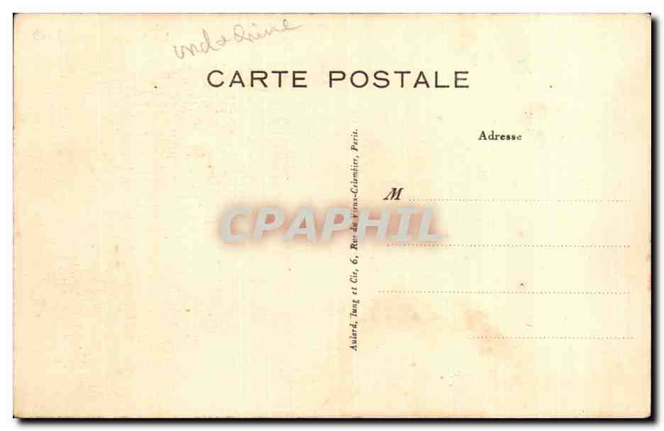 CPA Cambodge Orphelinat des soeurs de la Providence de Portieux Hanoi Vietnam — Back