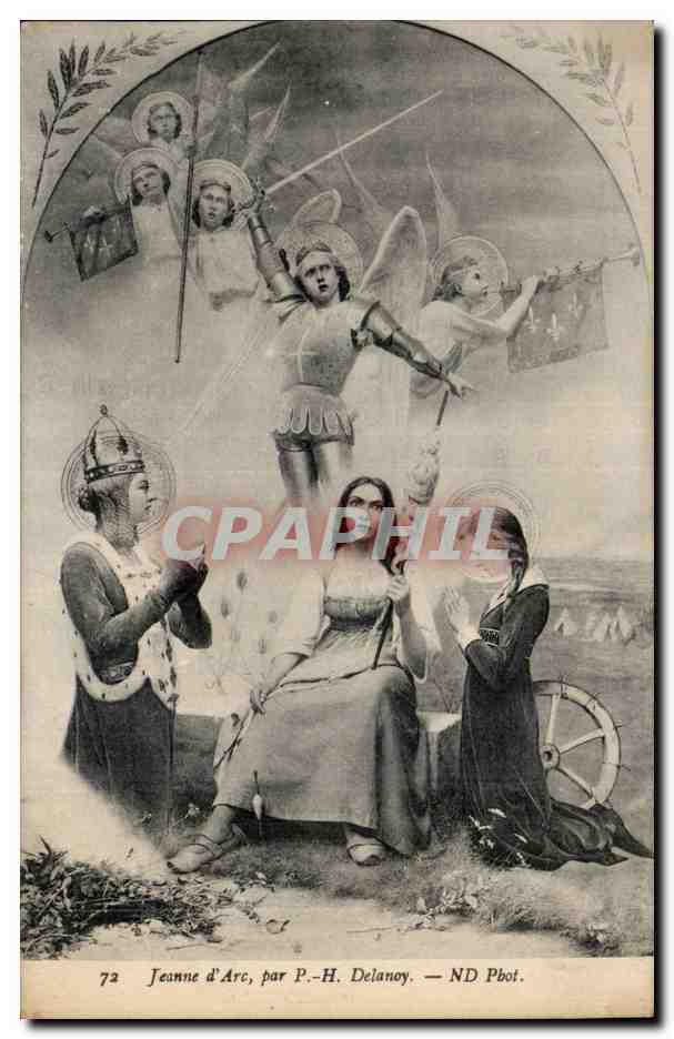 CPA Jeanne d arc par Delanoy Ange Angel