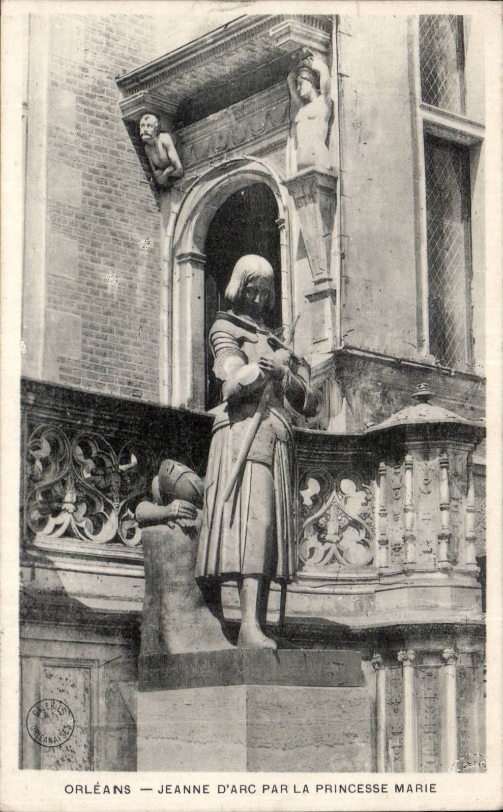 CPA Orleans Jeanne d arc par la princesse Marie 