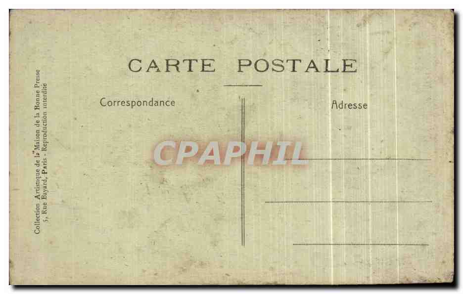 CPA Sainte Jeanne d arc brulee a Rouen — Rückseite