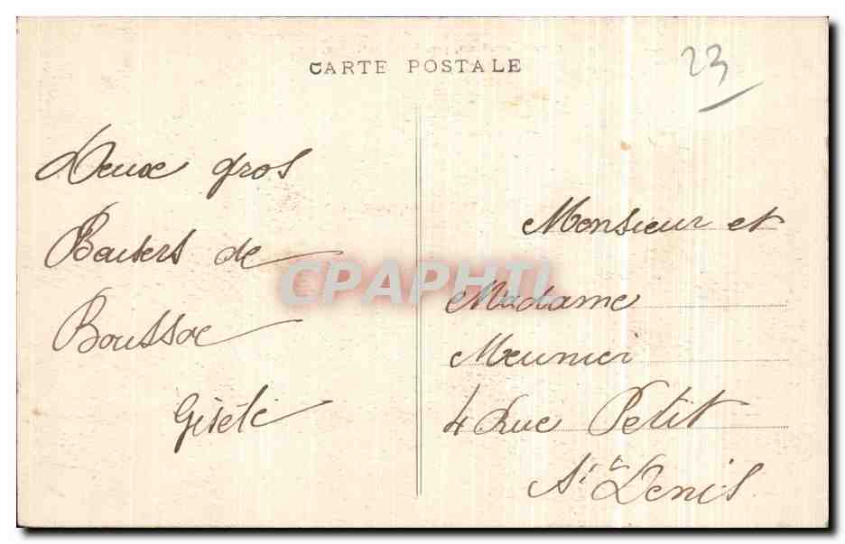 Pierres Jaumâtres, près BOUSSAC (Creuse) — A. de Nussac, Édit., Guéret — Reverso