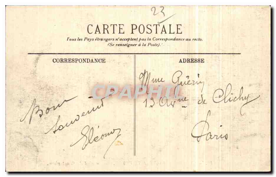 Sanatorium de Sainte-Feyre — Au pied du Sanatorium — Éditeur inconnu, n° 18 — Reverso