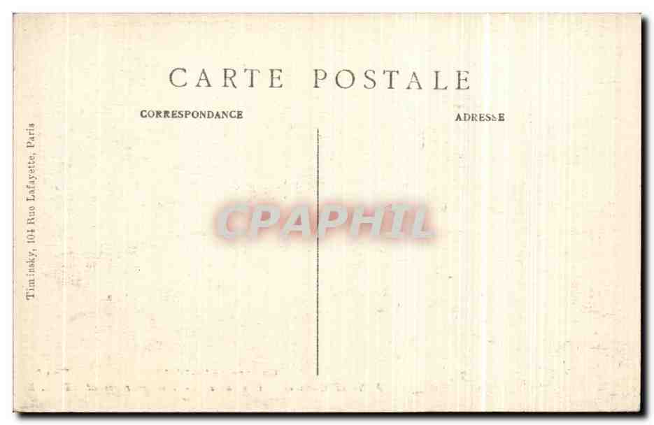 CPA Militaria Albert Une rue apres le bombardement — Rückseite