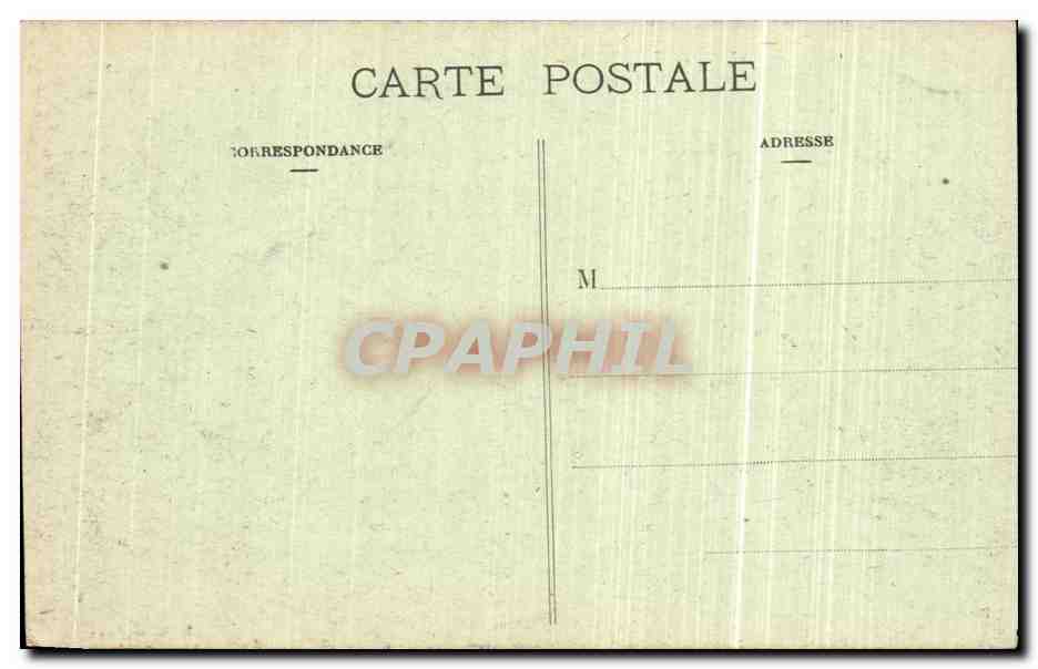 Senlis — Estación quemada por los alemanes — H. Paris, n°3 — Reverso