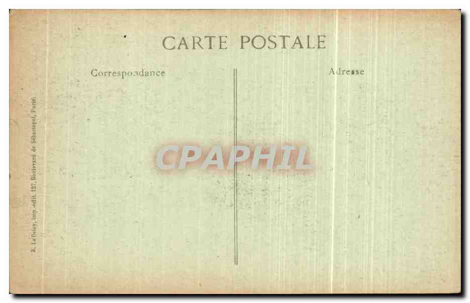 CPA Militaria Dans l oise Retraite des allemands Ruines de Lassigny  — Rückseite