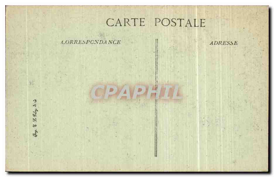 Verdun bombardiert — Rue Beaurepaire — Visé, Paris N° 1469 — Rückseite