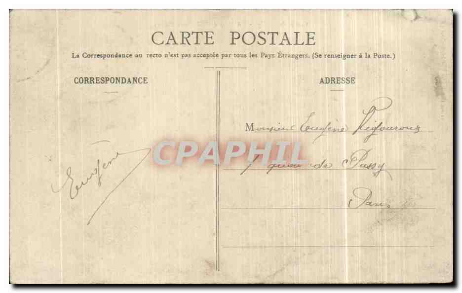 CPA Militaria Camp de Mailly Un mess de MM les officiers — Rückseite