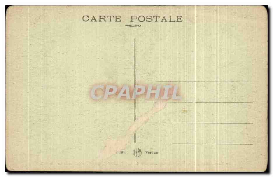 La Messe de Minuit en 1916 dans une casemate du fort de DOUAUMONT, transformée en Chapelle — Édition Verdun — Reverso