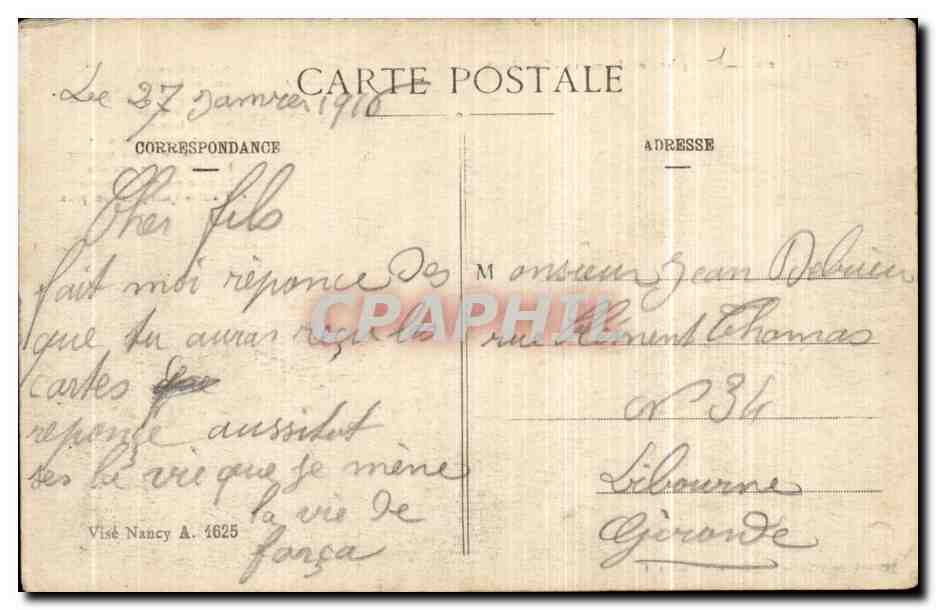 CPA Militaria La vie au camp 4 heures du matin le reveil  — Rückseite