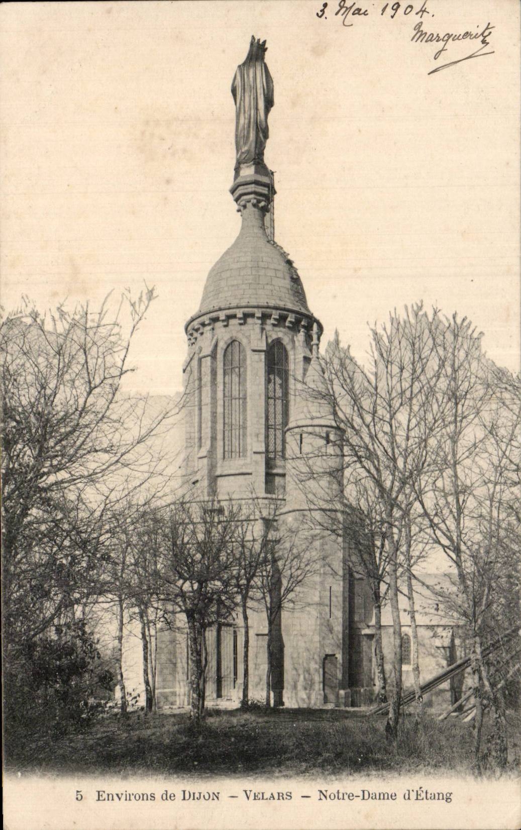 CPA Environs de Dijon Velans Notre Dame d Etang